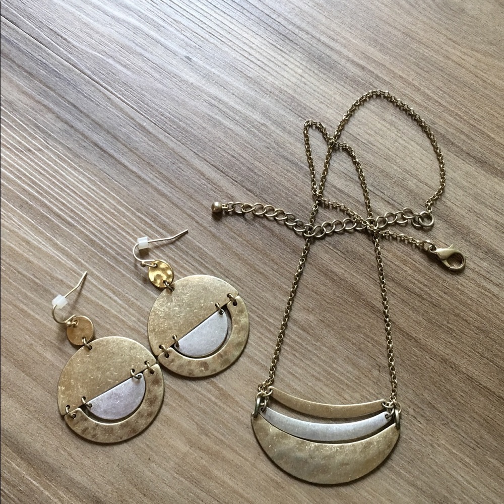 MELROSE&MARKET Two Tone Jewelry Set